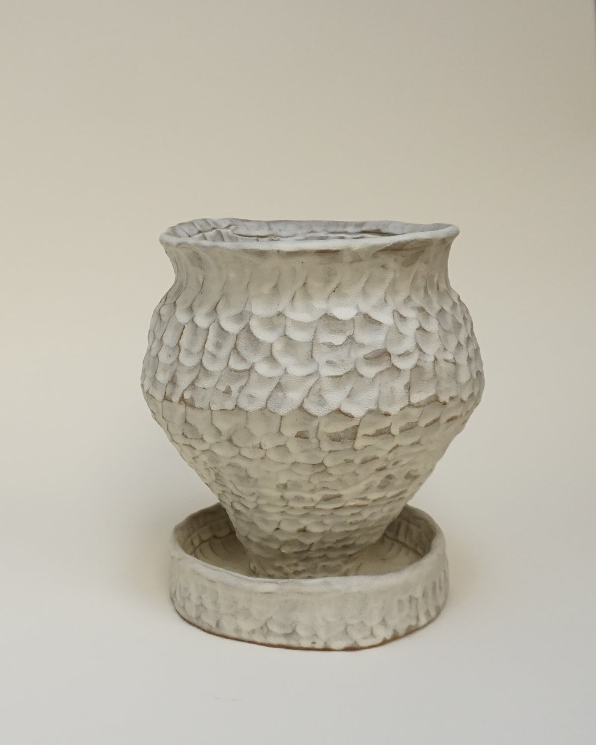 Amphora Planter in Alabaster