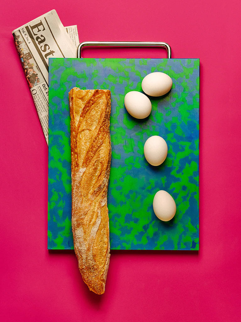 Large Blue and Green Cutting Board by Fredericks & Mae