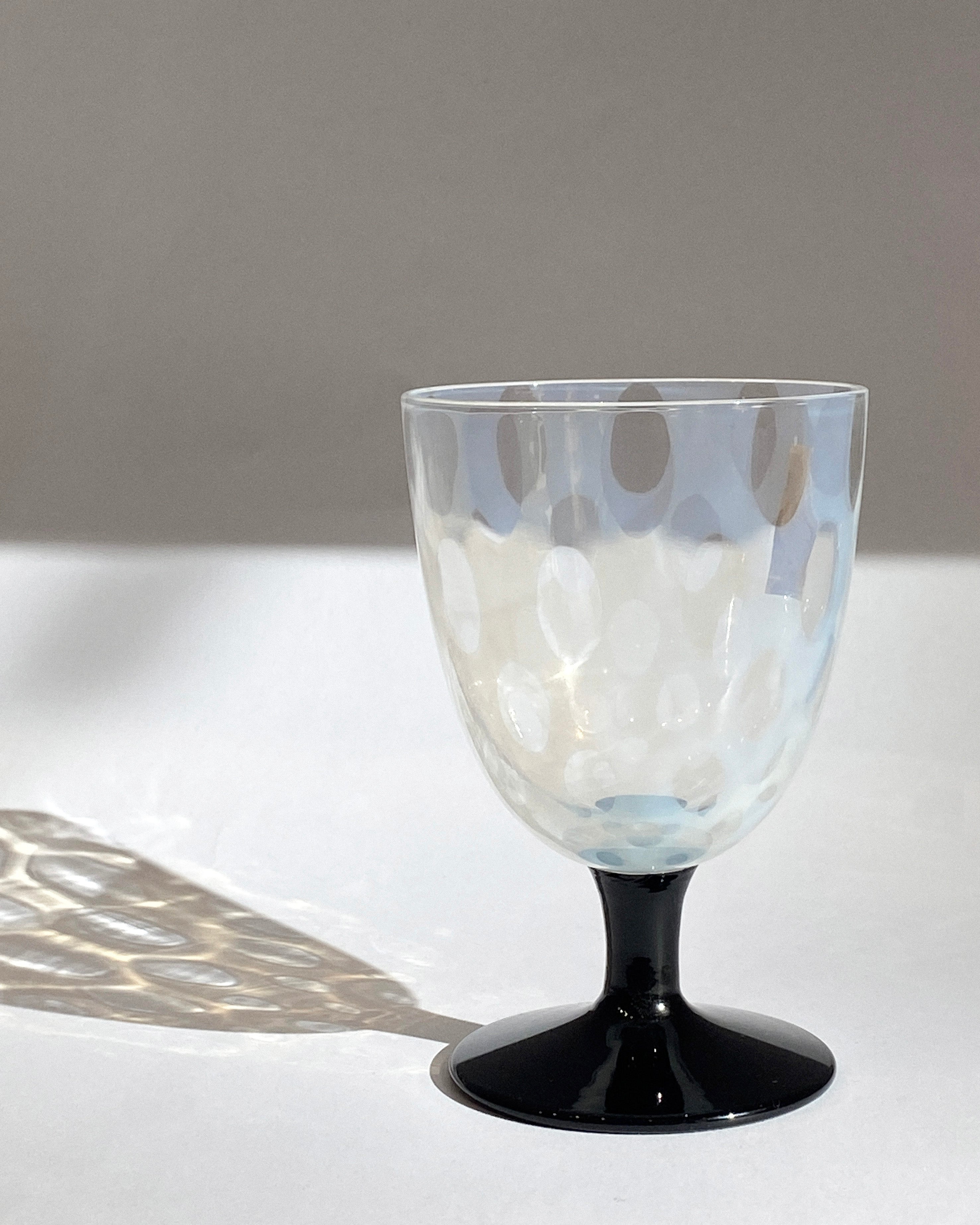 Dotted Stemmed Goblet