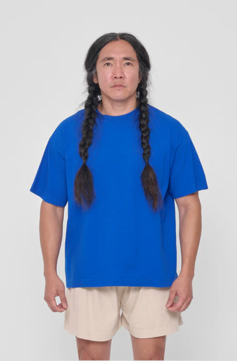 Boxier Trash Tee in Lapis