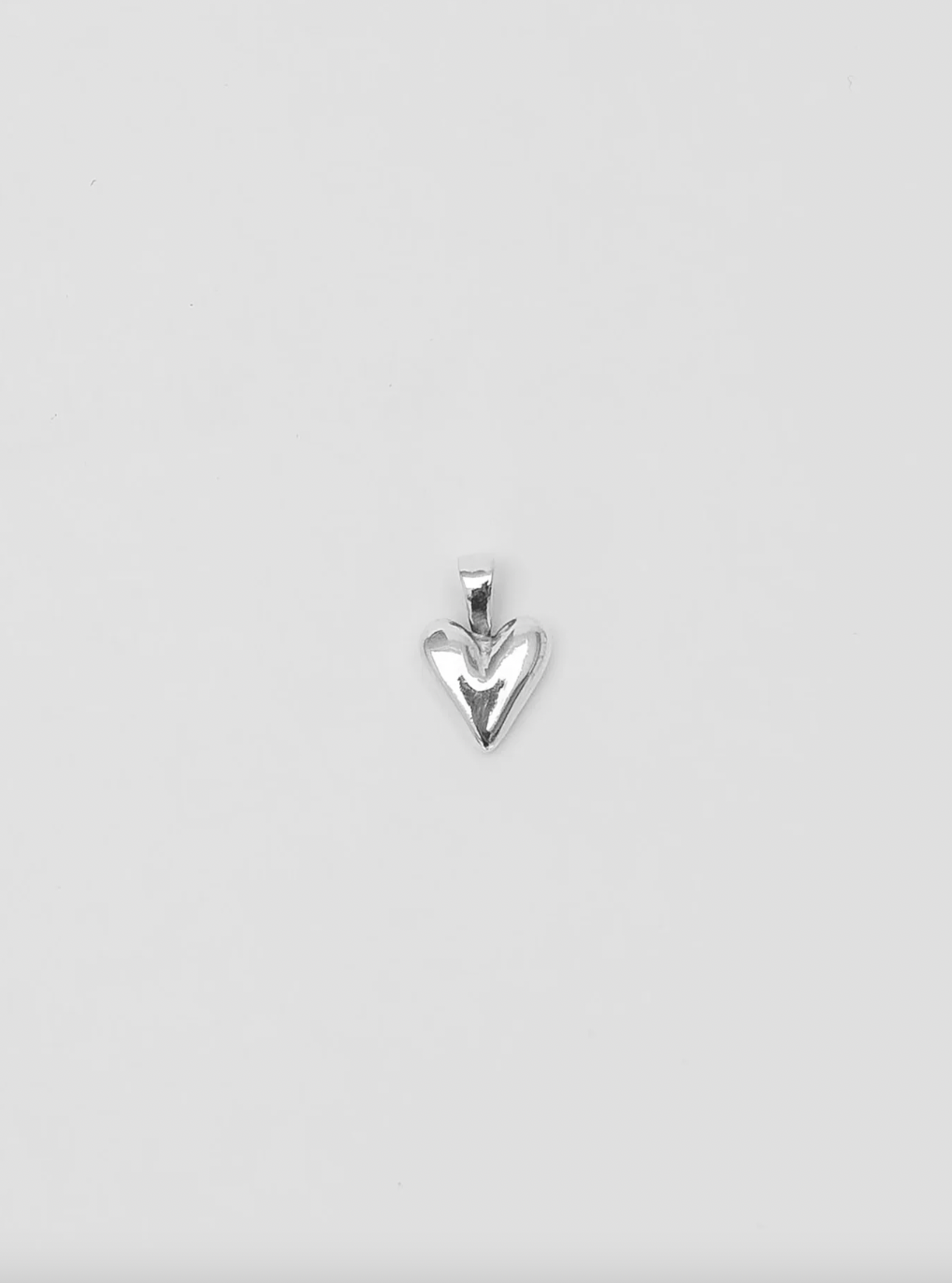 Baby Heart Charm in Sterling Silver