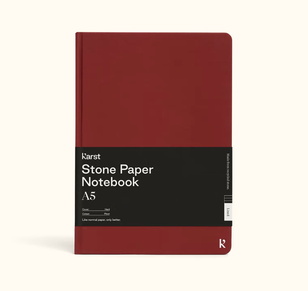 A5 Hardcover Notebook in Pinot