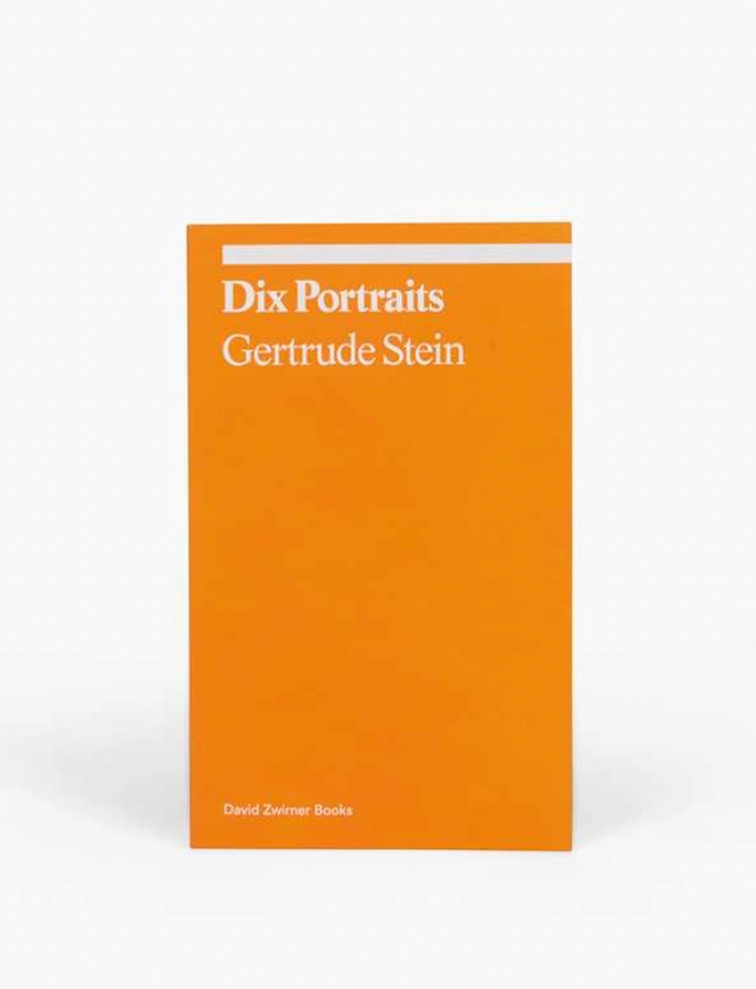 Dix Portraits By Gertrude Stein