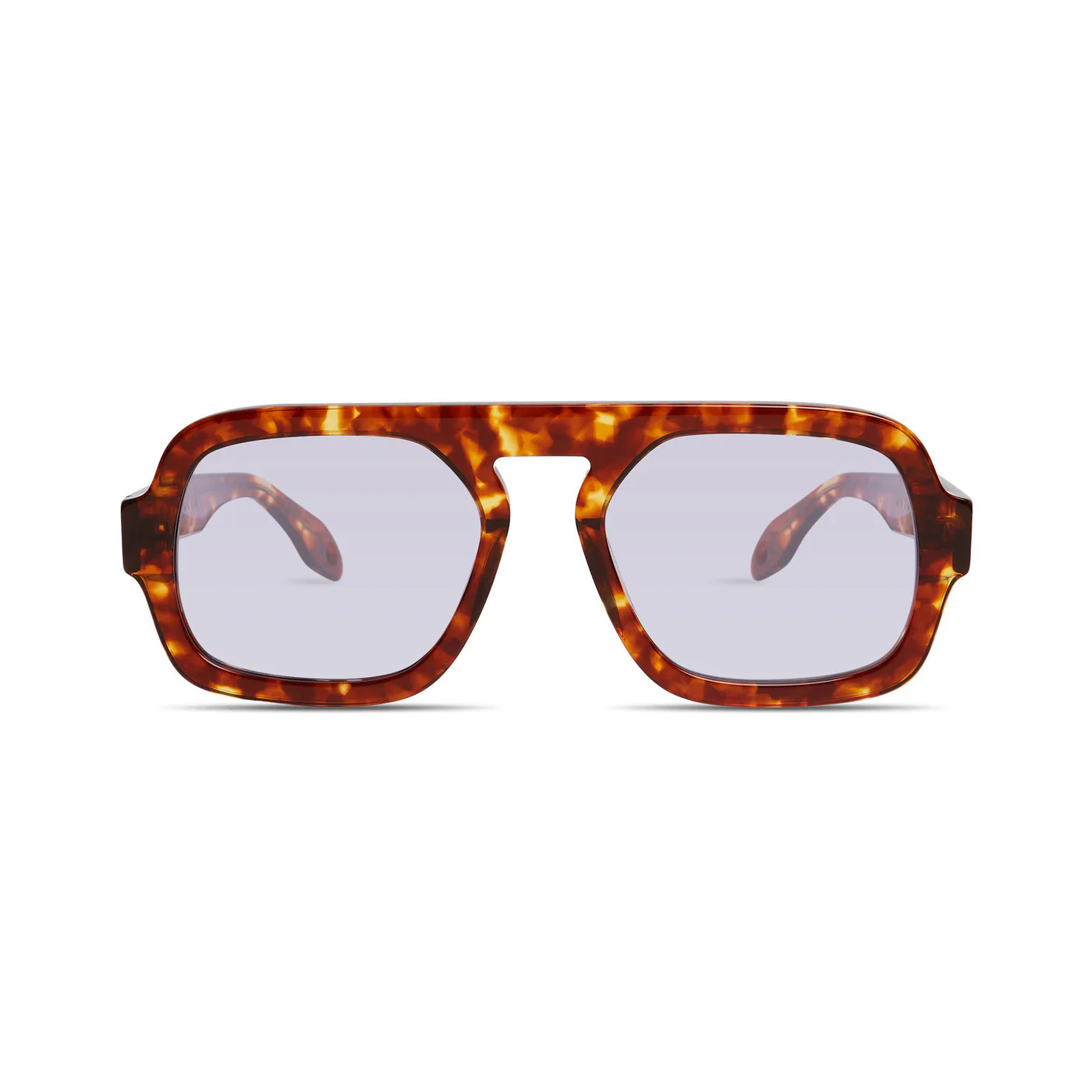 Jane in Red Tortoise with Purple Lens